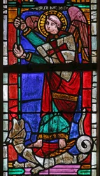 Window Depicting Saint Michael